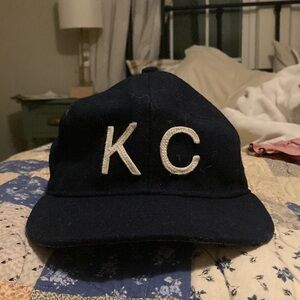 Baldwin Denim KC navy wool ball cap